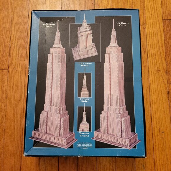 Milton‎ Bradley Puzz3D Empire State Building Foam Backed Pieces 902 - Picture 4 of 5